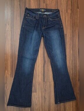 Lucky Brand Women's Dark Blue Sofia Boot Jeans